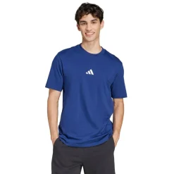 adidas SMALL LOGO T-SHIRT Blå Sale
