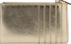 MANGO Small quilted wallet Gold Clearance