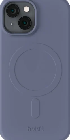 HoldIt Soft Magsafe Case iPhone 15/14/13 Pacific Blue Blå