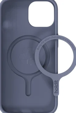 HoldIt Soft Magsafe Case iPhone 15/14/13 Pacific Blue Blå
