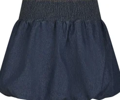 Neo Noir Solar Denim Balloon Skirt Blue New