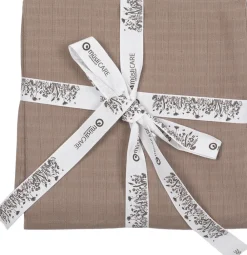 Müsli by Green Cotton Solid muslin wrap Walnut Hot