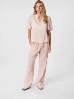 Neo Noir Sonar Linen Pants Rose smoke Hot