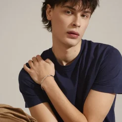 Dame Pilgrim SOPHIA recycled bangle bracelet silver-plated