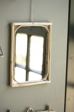 Spejl m/bambuskant>Ib Laursen Discount