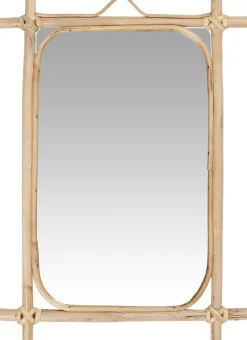 Spejl m/bambuskant svungen top>Ib Laursen Best