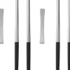 Gense Spisepinde-sæt Focus de Luxe 23 cm 6 dele Sort/Mat stål