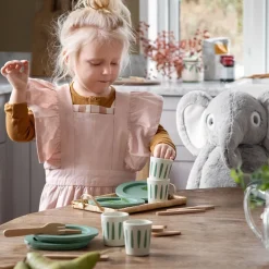 Spisesæt til 4, træ>Sebra Discount