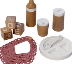 Børn By Astrup SPISESÆT TIL DUKKE. 9 DE