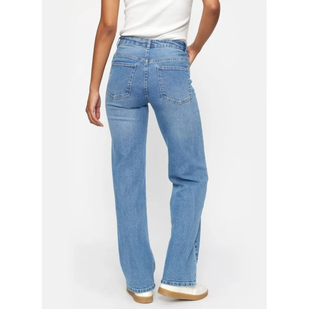Soft Rebels SRWilla Midwaist wide jeans True blue