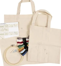 Børn Creativ Company Start DIY Kit Broderi, Blomster