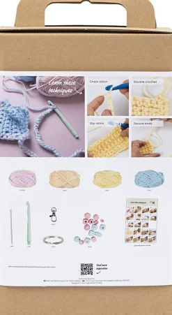 Creativ Company Start DIY Kit Hækle, Tasker Hot
