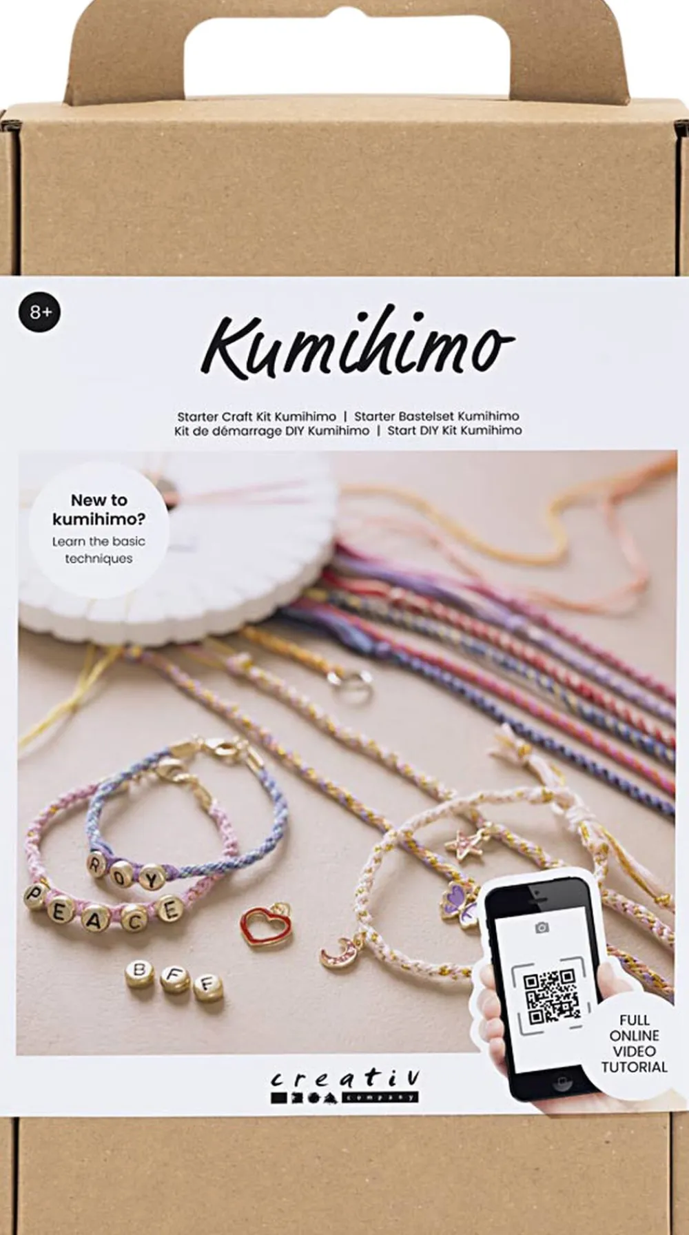Start DIY Kit Kumihimo, Venskabsarmbånd>Creativ Company Best