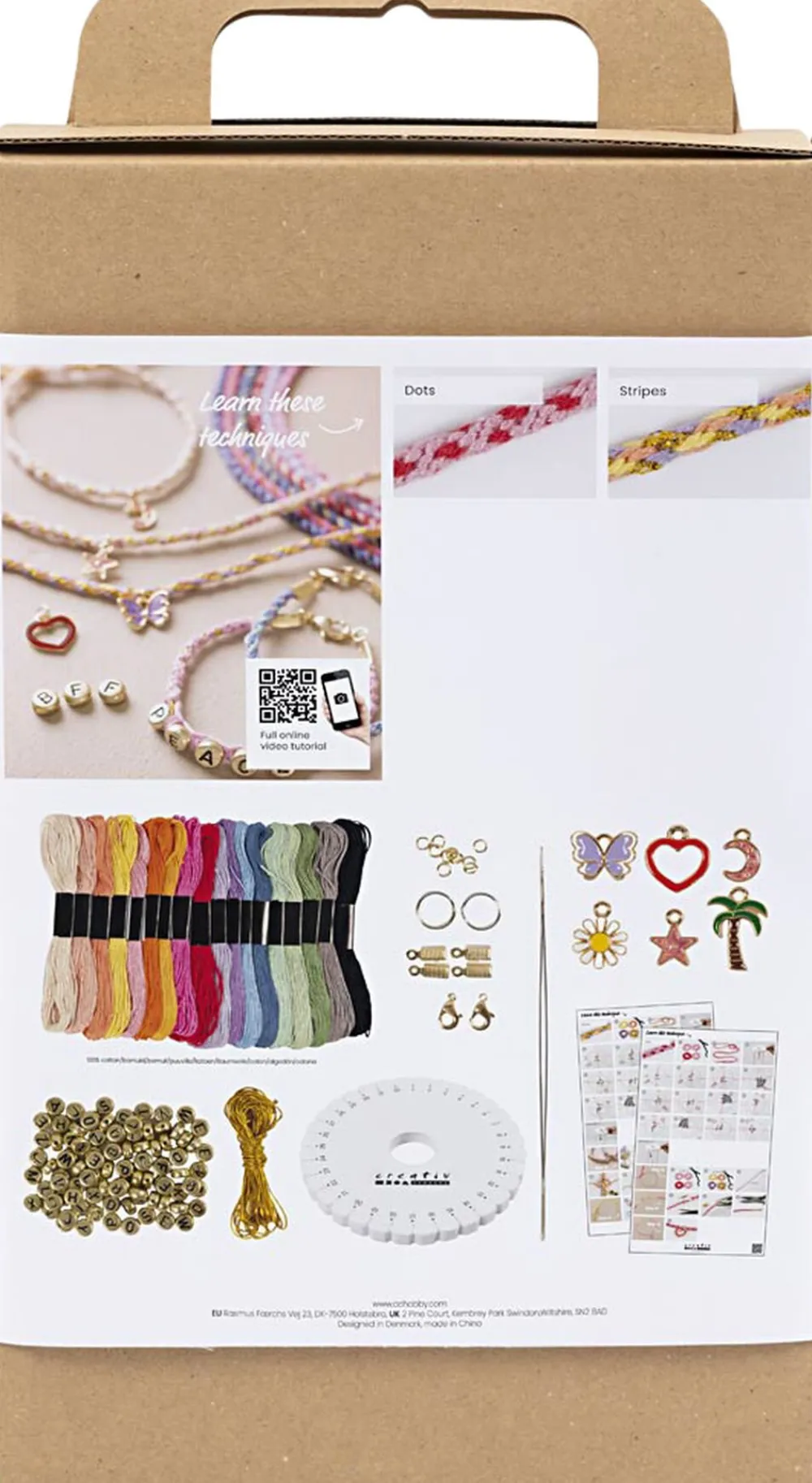 Start DIY Kit Kumihimo, Venskabsarmbånd>Creativ Company Best