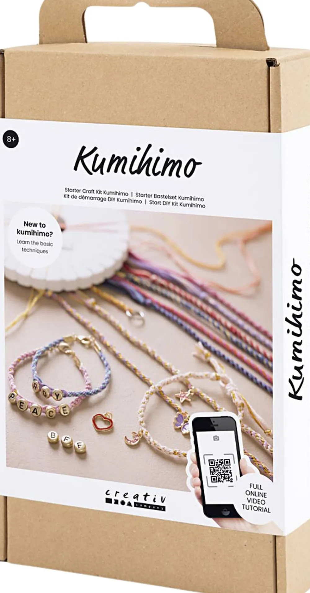 Start DIY Kit Kumihimo, Venskabsarmbånd>Creativ Company Best