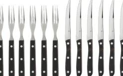 Gense Steakbestik/grillbestik Old farmer classic 12 dele Træ/Stål Outlet