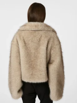 Steff Faux Fur Jacket>Neo Noir Best