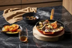 Le Creuset Stegepande m/træht 28cm Volcanic Clearance