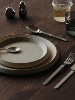 Ferm Living Stelo Cutlery - Set of 4 - Brushed Stainless Steel Clearance