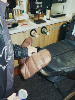 Kong Walther Østerbro Handsker Puffer chocolate brown Outlet