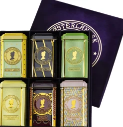 Østerlandsk Tehus Østerlandsk Gaveæske, 6 stk Tebrevsdåser - Purple Online