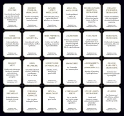 Østerlandsk 1889 Østerlandsk Julegaveæske, 24 stk minidåser løsvægt te New