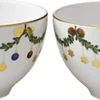 Royal Copenhagen Stjerne Riflet Jul 30 cl. konfektskål 2 stk. Clearance