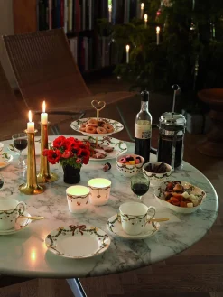 Royal Copenhagen Stjerne Riflet Jul 30 cl. konfektskål 2 stk. Clearance