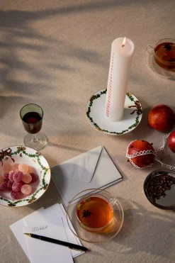 Royal Copenhagen Stjerne Riflet Jul 17 cm. dyb desserttallerken Clearance