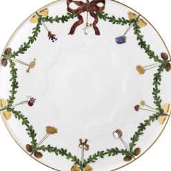 Royal Copenhagen Stjerne Riflet Jul 32 cm. kagefad Clearance