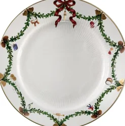 Royal Copenhagen Stjerne Riflet Jul 27 cm. tallerken