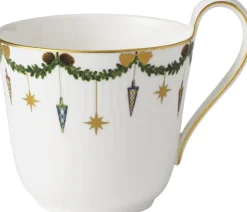 Royal Copenhagen STJERNE RIFLET JUL HØJHANKSKOP 33 CL