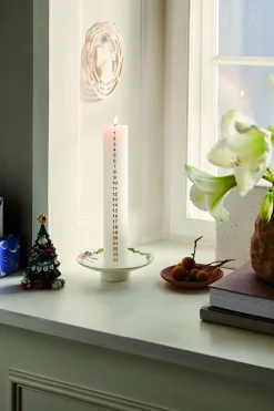 Royal Copenhagen Stjerne Riflet Jul Lysestage 15,5 cm New