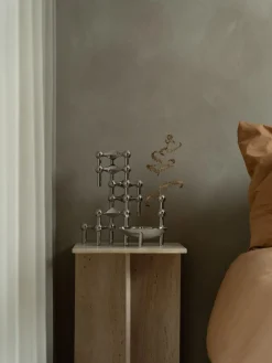 STOFF Nagel ® lysestage krom