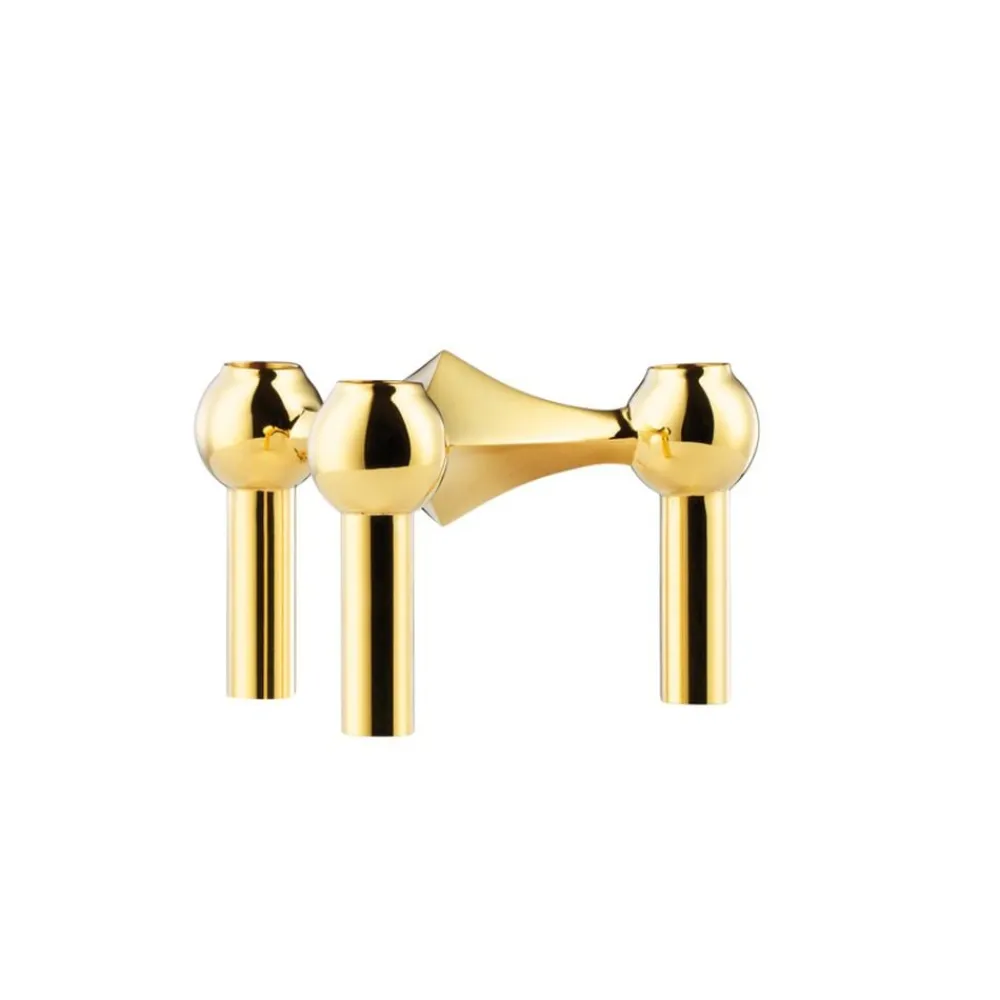 STOFF Nagel ® lysestage messing