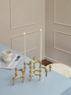 STOFF Nagel ® lysestage messing