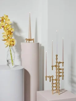 STOFF Nagel ® lysestage messing