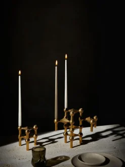 STOFF Nagel ® lysestage messing