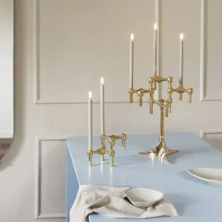 STOFF Nagel ® lysestage messing