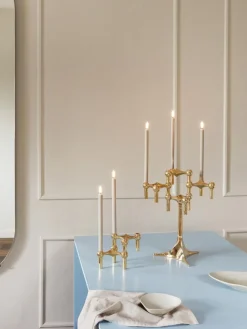 STOFF Nagel ® 3-pak lysestage messing Clearance