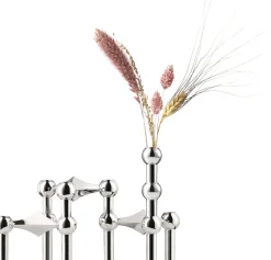 STOFF Nagel ® vase til lysestage, krom