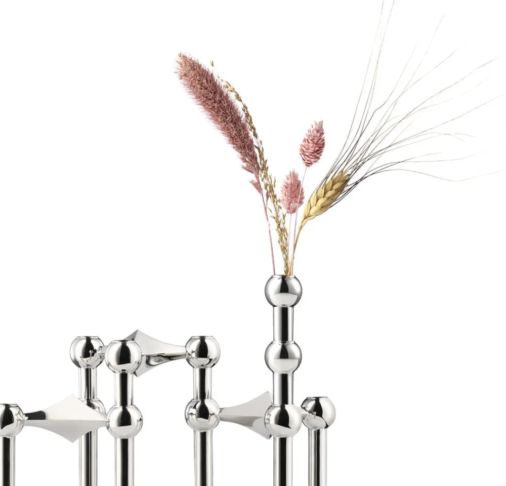 STOFF Nagel ® vase til lysestage, krom