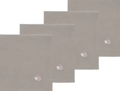 Södahl Stofservietter Christmas Hearts Embroidery 4 stk. Rose