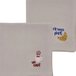 Södahl Stofservietter 40x40 Bistro 2 stk. Coffee brown