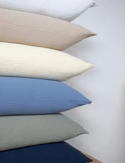 Stonewashed muslin sengesæt><noscript><img width=