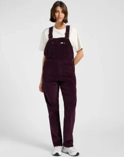 Lee STRAIGHT_BIB DEEP_WINE Red maple Clearance