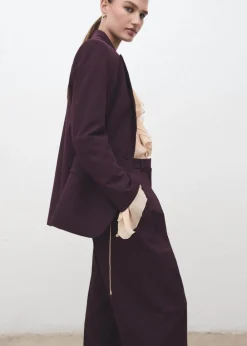 Straight-fit suit jacket><noscript><img width=