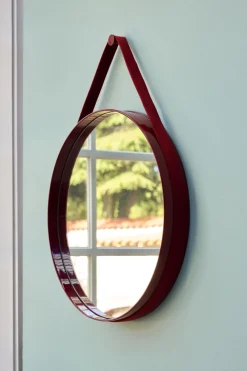Hay Strap Mirror No 2, Ø50