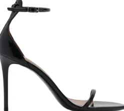 MANGO Strappy heeled sandals Black Outlet