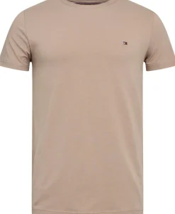 Tommy Hilfiger STRETCH SLIM FIT TEE Coastal taupe Sale